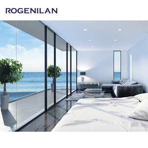 Puerta Corredera Automática de Aluminio Rogenilan T5 T6 para Balcón y Terraza, Puerta Corredera de Doble Vidrio para Hogares - Product Image 4