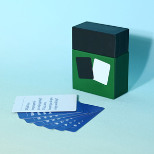 Juego personalizado Trading Scratch Flash Thick Business <span class=keywords><strong>Tarot</strong></span> Letter BoxImpresión de papel personalizada Tarjeta de afirmación de impresión - Product Image 1