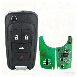 Cho Chevrolet <span class=keywords><strong>Chevy</strong></span> 2010-2016 Camaro Cruze 4 nút lật xe <span class=keywords><strong>Keyless</strong></span> nhập điều khiển từ xa 315Mhz Key Fob - Product Image 1