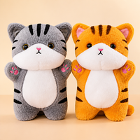 Jouets en peluche géants de type grue, en tissu peluche court super doux, ensemble d'animaux en peluche assortis de 7-8 pouces pour carnaval scolaire
