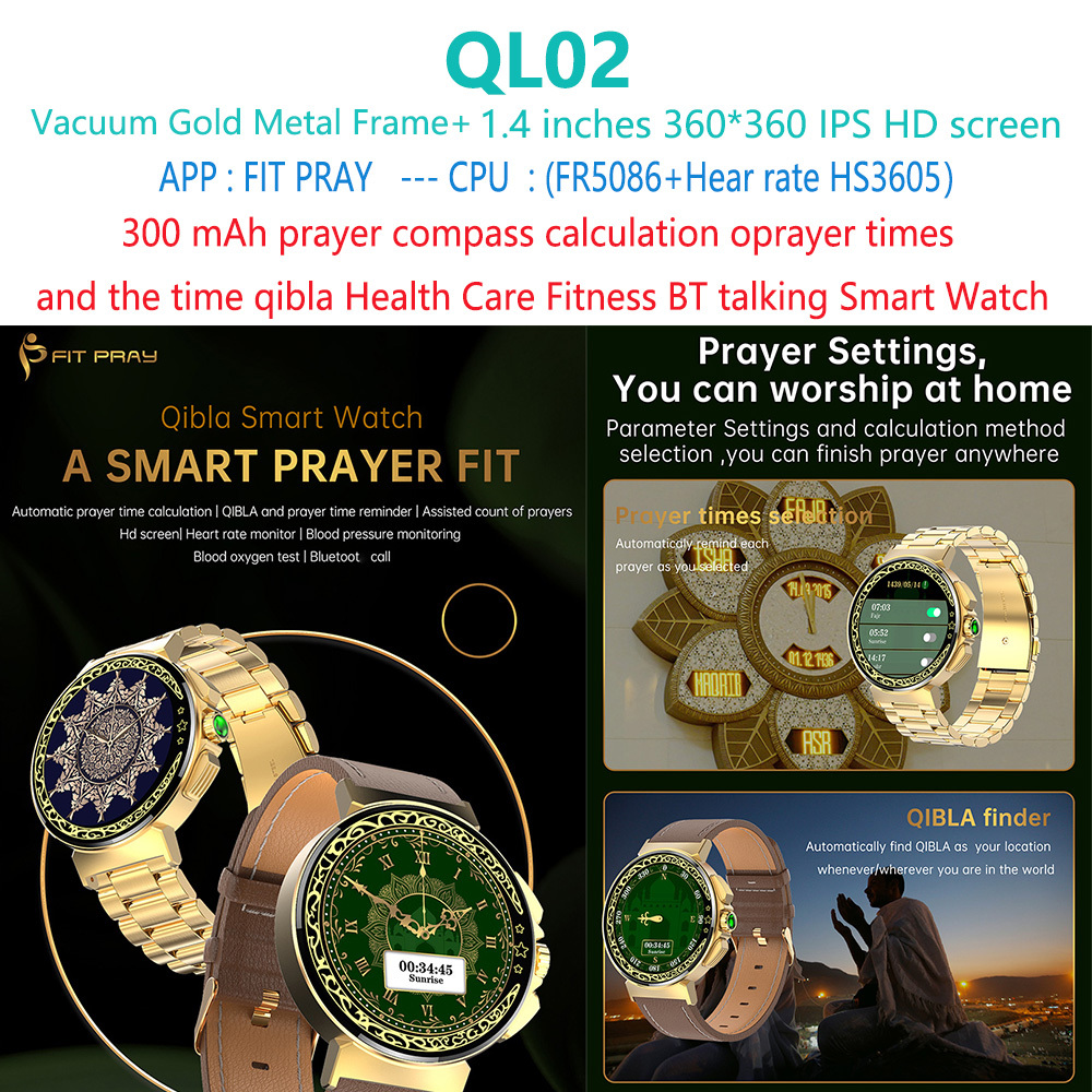 QL02-brújula-musulmán-qibla-reloj-inteligente-