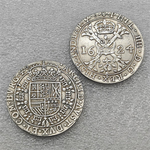 Monedas Conmemorativas Antiguas de Patagonia Española de 1624 - <span class=keywords><strong>Felipe</strong></span> IV, <span class=keywords><strong>2</strong></span> Florines, 8 Sols, Regalos, Decoración del Hogar - Product Image 1