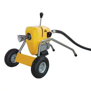 1100W electric sewer plumbing snake drain cleaning machine
