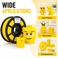 Filamento PETG Básico Amarillo, Material de Impresión de Alta Resistencia a Impactos, Filamento para Impresora 3D para Fabricación de Moldes
