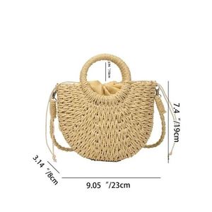 Koreanische Kindertasche aus Kokosnusshaar, Handtaschen aus Malaysia, kleine Geldbörse, <span class=keywords><strong>Burkin</strong></span>-Beuteltasche, Seegras - Product Image 4