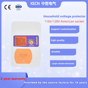120V American Voltage Protection <b>Socket</b> <b>Single</b>-Phase AC LED Display PC Material for 220V Output Service Compensation (SVC) Use - Product Image 4