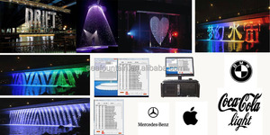 Trong nhà tương tác từ hoặc pic hiển thị kỹ thuật số bức màn nước đài phun nước - Product Image 2