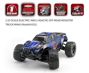 XUEREN <span class=keywords><strong>Remo</strong></span> 1031 1:10 scala Eletronic 4WD 2.4GHZ fuoristrada Monster Truck MMax telecomandato per auto ad alta velocità - Product Image 6