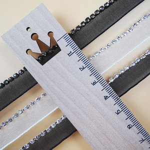 Ruy Băng Ren Phong Cách Kim Cương Nước Rộng 10 Cm Dải Ren Hẹp <span class=keywords><strong>M</strong></span>ột <span class=keywords><strong>M</strong></span>ặt Lưới Kim Cương Trang Trí Quần Áo Đầ<span class=keywords><strong>m</strong></span> - Product Image 6