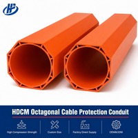 Tube de protection de câble souterrain certifié robuste en PVC 200 mm 250 mm pour câbles électriques, directement de l'usine