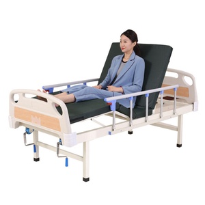 Cama de hospital de acero laminado en frío directo de fábrica Elevación de piernas con respaldo ajustable de 2 manivelas para el cuidado de ancianos en hogares de ancianos (1 año - Product Image 5