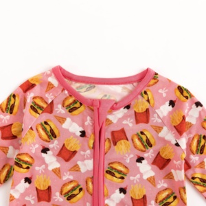 Miozing Bebek Uyku Tulumu Yürümeye Başlayan Çocuk Pijama Takımı 180gsm Bambu Bebek Kıyafetleri Zarf Yaka Bebek Tulumu Hemen Gönderime Hazır Bebek Kıyafetleri - Product Image 5