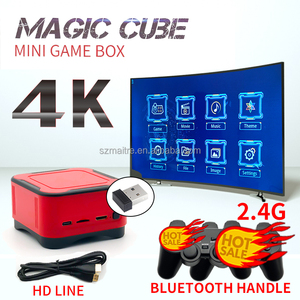 <span class=keywords><strong>Consola</strong></span> de Videojuegos Rubik's Cube <span class=keywords><strong>Mini</strong></span> Arcade HD 4K para TV, Doble Mando, Cableado/Inalámbrico, <span class=keywords><strong>PS1</strong></span> US 1500, 1500 Juegos Integrados - Product Image 2