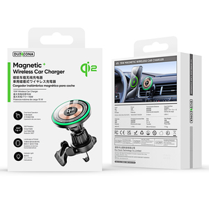 Qi2 15W compacto portátil inalámbrico magnético cargador de coche carga rápida LED cortocircuito seguro adaptadores automáticos - Product Image 4