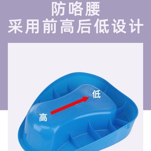 Bacinica de Plástico con Tapa para Mujeres Posparto y Cuidado de Personas Mayores - Product Image 5