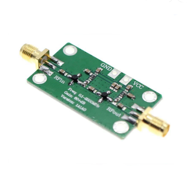 RF Broadband Low-Noise Amplifier (LNA) 0.1-2000 MHz Gain 6 60dB