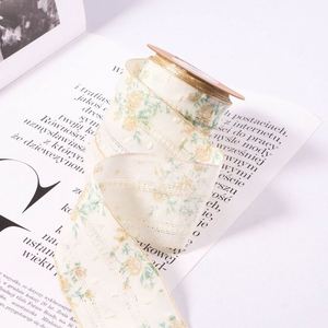 Cinta Decorativa Vintage de Alta Calidad con Estampado Floral de 4cm/5cm, para Vestidos, Prendas y Lazos para el Cabello, 10 Yardas/Rollo - Product Image 3