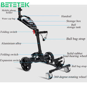 Voiturette de golf électrique avec suivi automatique par radar et télécommande, chariot de golf électrique pliable intelligent avec fonction 'suivez-moi' - Product Image 6