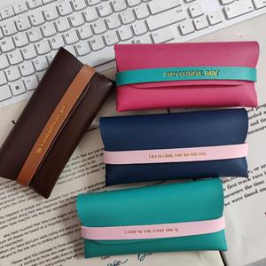 Portable Color-Blocked <b>Soft</b>-Pack <b>Glasses</b> <b>Case</b> EVA Pressure-Resistant Rectangle Eyeglasses Storage Bag Summer 2024 - Product Image 2