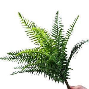 Plante artificielle de fougère impériale Mengjie Handicrafts, 17 branches, 30cm-100cm, pour décoration de mariage et d'intérieur, végétation décorative - Product Image 5