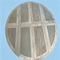 Plateaux de distillation Pingxiang Dai-Er : Composants internes de colonne en SS316L, plateaux à capuchons à bulles et à tamis pour systèmes de process chimiques