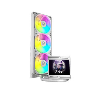 Ventilateur à roulement fluide PWM ARGB Sync 120 mm R360 avec refroidisseur à eau, pompe à plaque froide et dissipateur thermique en aluminium pour boîtier d'ordinateur - Product Image 2