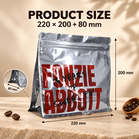 Sacs en Mylar personnalisés découpés à la forme, imprimés en couleur, pour l'emballage de produits promotionnels