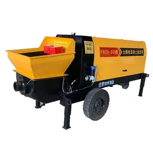 Exported Customization Mini Concrete Pump Diesel Engineering Mobile Concrete Pump Price