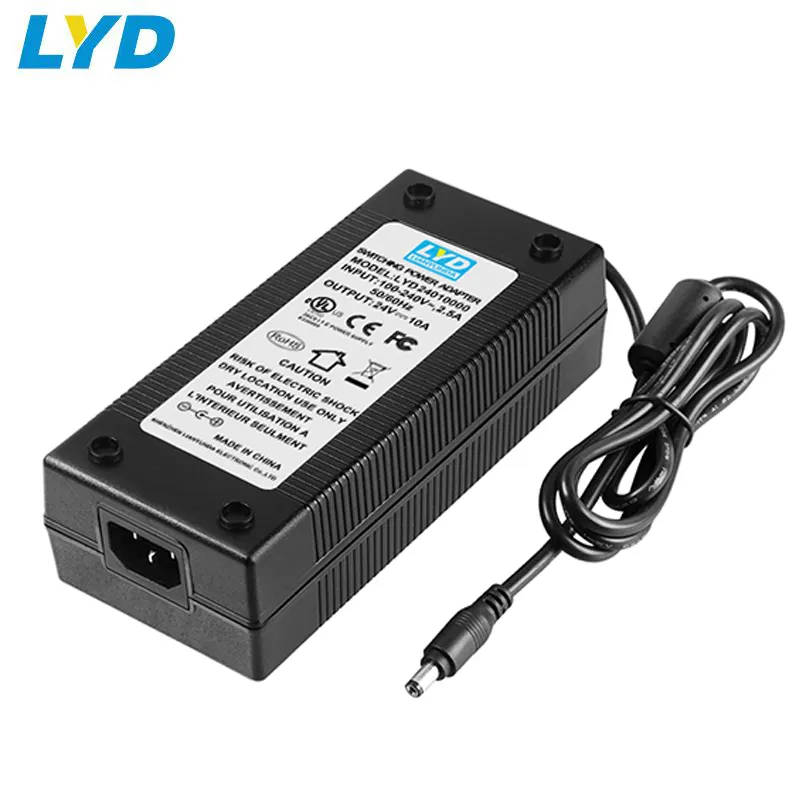 Adaptateur électrique certifié UL, 12 v, 15v, 18v, 24v, 5a, 6a, 7a, 8a, 9a, 10a, transformateur