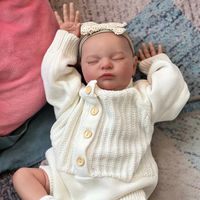 Saskia 6 Inch Soft Full Solid Silicone Bebe Reborn Doll Handmade Lovely  Bonecas Reborn Corpo Todo De Silicone