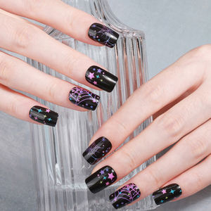 Tiras de Gel Personalizadas para Uñas, Pegatinas y Calcomanías de Arte de Uñas 2D <span class=keywords><strong>con</strong></span> Temática de Halloween, Suministros de <span class=keywords><strong>Manicura</strong></span> para Fiestas y Festivales a Prueba de Agua - Product Image 6