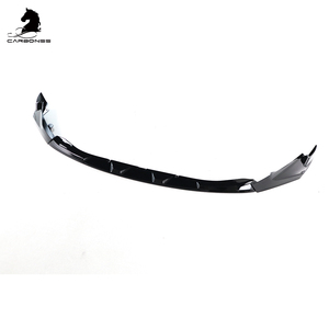 3 unids/set plástico ABS negro brillante o aspecto de fibra de carbono MP M rendimiento parachoques delantero divisor labios para <span class=keywords><strong>BMW</strong></span> G80 G82 2021 + - Product Image 5