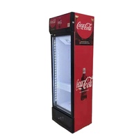 Enfriador de Bebidas Vertical con Pantalla Digital y Eficiencia Energética, con Enfriamiento por Aire/Ventilador para Exhibición en Supermercados