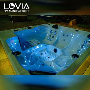 Lujo 6 Personas Spa <span class=keywords><strong>Tina</strong></span> De Bano Con Hidromasaje Invierno Al Aire Libre Bañera de hidromasaje Piscina Spa Al aire libre - Product Image 4