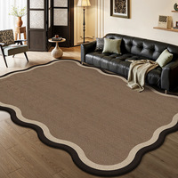 Runde Schlafzimmerteppiche Niedlicher Weicher Bodenteppich für Bettseite Sofa Balkon Heimdekoration