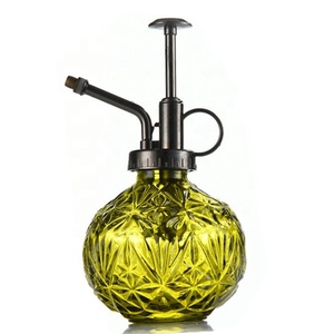 Bottiglia di vetro dello spruzzo di Mister della pianta di forma del diamante 240ml con la pompa superiore Bronzy - Product Image 6