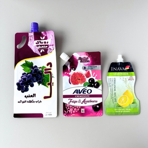 Bán buôn tùy chỉnh in chất lỏng nước ép trái cây mật ong uống thức ăn trẻ em đứng lên túi bao bì túi - Product Image 4