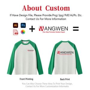 Camiseta de Manga Larga Unisex de Alta Calidad, Personalizada al por Mayor, con Diseño de Dos Colores, 100% Algodón, a la Moda - Product Image 2