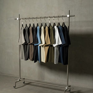 Camiseta de Manga Corta con Logotipo Personalizado, Color Sólido, para Hombre, 100% Algodón, Básica, Informal, Transpirable, para Uso Diario en Verano - Product Image 1