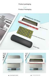 Placa de Matrícula Temporal Luminosa para Coche, Nueva, de ABS, Resistente a Altas y Bajas Temperaturas, con Ocultación de un Clic, Señalización para el Tablero - Product Image 6