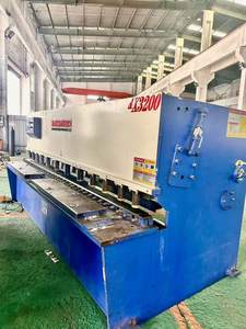 Cisaille hydraulique 4*3200 à bas <span class=keywords><strong>prix</strong></span> pour la découpe de plaques d'acier métalliques, dispositif de calibre arrière pour application industrielle - Product Image 6