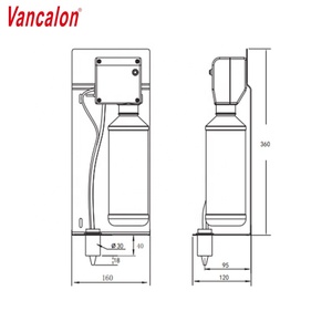 Dispensador de jabón de pared para Hotel, sin contacto, con espejo - Product Image 5