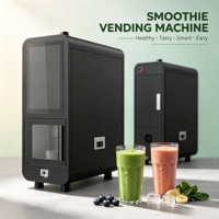 Licuadora Comercial para Smoothies, Totalmente Automatizada, de Acero Inoxidable, para Bebidas de Frutas Frescas, con Monitoreo Remoto