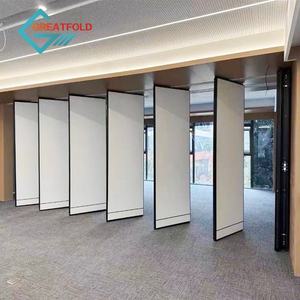 ผนังกั้นเสียงแบบเคลื่อนย้ายได้ ประตูบานพับแบบพับได้ ราคาผนังกั้นแบบถอดประกอบได้ - Product Image 1