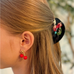 Orecchini a Fiocco e Ciliegia - Product Image 3