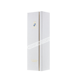 Boîte de papier Scodix imprimée en noir personnalisé haut de gamme avec couvercle magnétique laminé mat pour emballage de vin, y compris mousse Eva avec velours - Product Image 4