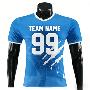 <span class=keywords><strong>Maillot</strong></span> de football numérique pour adulte, grande taille, 100 % polyester, respirant, séchage rapide, anti-UV, évacuation de l'humidité, qualité chinoise - Product Image 3