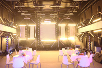 Barra de Luces LED Estroboscópicas Retro Blanco Cálido + Ámbar 8x30W, IP66 Profesional para Exteriores, Resistente al Agua, Efecto de Destello para DJ, Conciertos y Escenarios