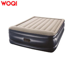 Colchón inflable Woqi 200x152x46 cm con bomba incorporada, PVC flocado negro, diseño moderno para camping y viajes - Product Image 5