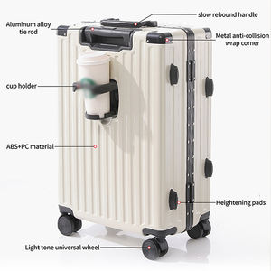 Trolley Unisex más vendido, <span class=keywords><strong>Dockers</strong></span>, Maleta de viaje, 3 uds., ruedas, maletas grandes, equipaje de mano de aluminio - Product Image 3